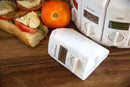 KitchenArt Spice Rack, Select-A-Spice Auto-Measure Rotating Spice Rack, White, 12 Compartments by CozyNest Decor