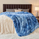 GONAAP Fuzzy Faux Fur Throw Blanket Twin Size Indigo Super Soft Cozy Plush Fuzzy Shaggy Blanket for Couch Sofa Bed (Indigo, Twin(60"x80")) by CozyNest Decor