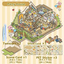 DIY 3D Sticker Scene，Jumbo-Large Party House, Reusable Sticker, Cute Sets for Free Combination, Waterproof for Anywhere, Crafts Party Favors Birthday Gift by TinyTreasures Baby Boutique