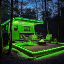 Solar Rope Light Waterproof 39FT 100LEDs Outdoor IP65 Solar String Lights for Easter Outside Party Garden Yard Home Wedding Christmas Halloween Holiday St. Patrick's Day Tree Lighting(Green) by GreenHaven Gardens
