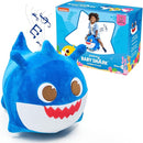 JITTERYGIT Baby Shark Bouncy Animal Plush - Daddy Shark Official Nickelodeon Music & Sing Toy - Christmas & Birthday Gifts for Kids & Toddlers (Boys & Girls) Ages 2-4 Years Old (Blue) by TinyTreasures Baby Boutique