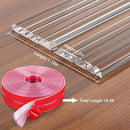 Baby Proofing 16.4ft Long (1.19" Wide) Corner Protector Baby Corner Guards Furniture Corner & Edge Safety Bumpers Clear Baby Proofing Bumper Cushion for Table Furniture Sharp Corners by TinyTreasures Baby Boutique