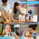 Digital Camera for Teens, FHD 4K 44MP with 64GB SD Card, 16X Digital Zoom, Compact Point Shoot Camera Blue by TinyTreasures Baby Boutique
