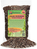 Organic Microgreens Premium Potting Mix: Superior Nutrient Retention and Plant Vitality - 5 Quart by GreenHaven Gardens
