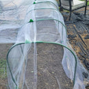 Garden Hoops Grow Tunnel for Raised Beds, 6 Sets 25.6" x 31.5" Rust-Proof Steel Greenhouse Hoops, Plant Support Garden Stakes Frame for Garden Fabric, Row Cover, Garden Netting by GreenHaven Gardens