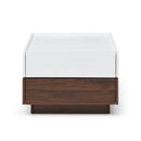 Rotating Coffee Table with 2 Drawers