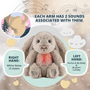 Gemma Joy Bedtime Baby Soothers for Sleep, Cry Activated Heartbeat Stuffed Animal for Baby, Newborn, Calming Light, Lullaby Music, White Noise, Shush and Mother’s Heartbeat - (Bunny, Rechargeable) by TinyTreasures Baby Boutique