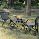 SUNNYFEEL Outdoor Folding Table | Lightweight Mesh Compact Camping Table, Roll Up Top 2 People Portable Camp Tables with Carry Bag for Picnic/Cooking/Beach/Travel/BBQ by GreenHaven Gardens