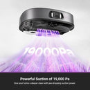 Eureka J15 Ultra Self Emptying Robot Vacuum, 19,000 Pa Suction, Flex-Arm Mop Design, 167℉Hot Water Mop Washing & 131°F Hot Air Drying, AI Obstacle Avoidance, Black by CozyNest Decor