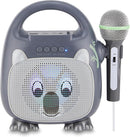 Singimals Kids Karaoke Speaker with Microphone - Unleash Your Child's Inner Superstar, Bluetooth v5.1, 12H Playtime, 5W Speaker, Multicolor LED Lighting, Kubby The Koala by TinyTreasures Baby Boutique