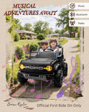 24V Ride on Toys for Big Kids, Licensed Ford Bronco Raptor Electric Car 2 Seater with Remote Control, Kids Ride on Cars w/ 2-Seater, 4.3 Mph Max Speed, Soft Start Function (24V, Black) by TinyTreasures Baby Boutique