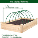 MAXPACE Greenhouse Hoops for DIY 2.7ft or Wider Grow Tunnel, Rust-Free Fiberglass Support Hoops Frame for Garden Fabric, Plant Support Garden Stakes, Gardening Supplies, 50pcs by GreenHaven Gardens