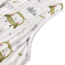 Baby Sleep Sack 2-4 T Baby Wearable Blanket 100% Organic Cotton 0.5 TOG Toddler Sleeping Sack 2- Way Zipper Soft Lightweight X-Large Owl by TinyTreasures Baby Boutique