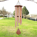 Wind Chimes Outdoor Large Deep Tone, 44 Inch Sympathy Wind Chime Outdoor, Memorial Wind-Chime with 6 Tuned Tubes, Elegant Chime for Garden, Patio, Balcony and Home Decor, Rose Gold by CozyNest Decor