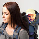 Hiking Baby Carrier Backpack - Comfortable Toddler/Baby Backpack Carrier System with Diaper Change Pad, Insulated Pocket + Rain and Sun Hood to Protect Your Child by TinyTreasures Baby Boutique