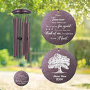 ASTARIN 36" Large Deep Tone Personalized Sympathy Wind Chimes, Memorial Wind Chime for Loss of Mother Father Loved One, Tree of Life Bereavement Gifts Decor Outdoor Patio Garden by CozyNest Decor