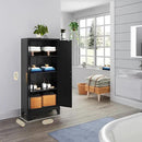 61" Tall Farmhouse Metal Pantry Cabinet, Kitchen Pantry Storage Cabinets with 2 Barn Door and Adjustable Shelves,Metal Pantry Storage Cabinet,for Kitchen,Laundry Room,Home Office,Kids Room (Black) by CozyNest Decor