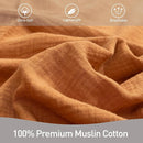 Muslin Swaddle Blankets for Newborn, 3 Pack Breathable Soft Receiving Blanket, Large 38 x 40 inches Swaddle Wrap Burping Clothes, Essentials Infant Shower Items, Toddler Gift (Elegant Colors) by TinyTreasures Baby Boutique