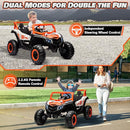 Electric Car for Kids, JOYRACER 24V Ride on Car Battery Powered Off-Road UTV w/Remote Control, 3 Speeds, 4x150W Powerful Motors, 18" Seat, Bluetooth, MP3, Electric Vehicles with Big Pull Bow by TinyTreasures Baby Boutique