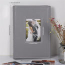 RECUTMS Photo Albums for 4x6 Photos Holds 300, 3 Per Pages Photo Picture Album PU Leather Cover, Horizontal Photos Record Family Wedding Anniversary Baby Holiday Album(Grey) by TinyTreasures Baby Boutique