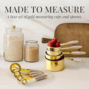 Styled Settings 23-Piece Beige and Gold Utensils Set – Silicone Nonstick Cooking Tools with Garlic Press, Can Opener, Measuring Cups, Utensil Holder – Luxury Kitchen Accessories for Modern Homes by CozyNest Decor