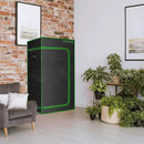 MELONFARM 2x2 Grow Tent, 24"x24"x48'' High Reflective 600D Diamond Mylar Canvas with Observation Window and Floor Tray for Hydroponic Indoor Plant Growing by GreenHaven Gardens