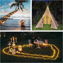 QITONG 4 Pack Solar Fairy Lights Warm White, Each 33ft 100 LED Outdoor String Light, 8 Modes Copper Wire Lights for Outside Tree Wedding Party Garden Patio Christmas by GreenHaven Gardens