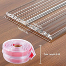 HOMREALM Baby Proofing 7.05ft Long (2.75" Wide) Corner Protector Baby Corner Guards Furniture Corner & Edge Safety Bumpers Clear Baby Proofing Bumper Cushion for Table Furniture Sharp Corners by TinyTreasures Baby Boutique