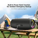 Portable Loud Bluetooth Speaker, 60W Large Subwoofer Wireless Bluetooth 5.3 with Powerbank USB Charge Out,Waterproof IPX7,Rugged Outdoor Boombox for Party,Beach,Golf Life,Pool, Shower,Bike Use by TinyTreasures Baby Boutique
