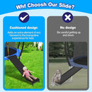 Trampoline Ladder Slide Kit, Trampoline Universal 3 Steps Ladder & Buffer Slide, Universal Trampoline Slide Stairs for 10 12 14 ft and More Frame, Trampoline Accessories Easy to Climb for Kids by TinyTreasures Baby Boutique