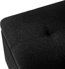 Joveco Storage Ottoman Bench, 51" Rectangle Long Bench, for Bedroom, End Foot of Bed, Living Room, Entryway, Line Black by CozyNest Decor