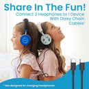 Puro Sound Labs JuniorJam Plus Volume-Limiting Wireless Bluetooth Headphones for Kids, Secure Audio with Adjustable On-Ear Design, 22-Hour Battery, Ideal for Tablets, Smartphones & PCs - Teal by TinyTreasures Baby Boutique