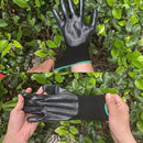 Evridwear Work Gloves with Grip Rubber Coated for Men Women Warehouse Mechanic,12 Pairs Bulk by GreenHaven Gardens