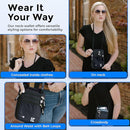 Neck Wallet for Travel & Passport Holder with RFID Blocking - Slim & Easy to Conceal Nylon Travel Pouch for men & women - Holds Phone, Cash, Cards, Keys - Sweat & Water Resistant - Large - Black by TinyTreasures Baby Boutique