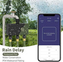 Diivoo Smart Water Timer 3 Zone, WiFi Sprinkler Hose Timer Compatible with Alexa and Google, Remote Control Irrigation Timer, Automatic Manual Watering, Rain Delay, for Garden, Lawns and Yards by GreenHaven Gardens