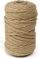 Jute Twine String,328 Feet 5mm Natural Jute Rope,3ply Thin Ribbon Hemp Twine for Gift Wrapping Craft Plant Garden Christmas Handmade Arts Decoration Packing String Home Decor by GreenHaven Gardens