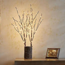 Birchlitland Lighted Brown Branches 18IN 70L Warm White Fairy Lights, LED Willow Branch Lights with Timer Battery Operated for Home Bedroom Living Room Vase Decoration by CozyNest Decor