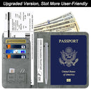 Passport Holder Cover Wallet Travel Essentials Leather Rfid Blocking Case Vacation Luggage Must Haves Travel Accessories for Men Women (116