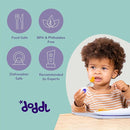 doddl 6-piece Spoon and Fork Set (3 Pairs) - Learn to use Toddler Silverware in Minutes, Toddler Utensils 1 year old & up, Baby Led Weaning Supplies by TinyTreasures Baby Boutique