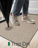 LUMI Indoor Door Mat 36"x56", Ultra Thin Low Profile Non-Slip Doormat for Home Entrance, Absorbent & Stain-Resistant Welcome Mats, Washable Entryway Mat for Front Door, Patio, Porch, Khaki by CozyNest Decor