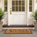 Barnyard Designs Natural Coco Coir Heavy Duty Backing Doormat - Large Cute Non-Slip Front Door Welcome Mat for Outside Entrance or Porch Entry, Brown (24x36, Home Sweet Home) by CozyNest Decor