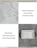Rectangular Folding Laundry Basket,waterproof Canvas Basket,gift basket,Suitable for children's room,Office,Clothes,Toys Storage(Tree Animals) by TinyTreasures Baby Boutique
