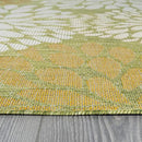 Beverly Rug Outdoor Rug 6x9 Modern Exotic Tropical Leaf Area Rugs for Indoor and Outdoor Patio Deck Porch Garden Water Resistant Washable Outside Carpet (6 x 9 Green) by CozyNest Decor