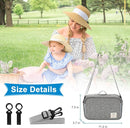 Accmor Stroller Organizer, Universal Stroller Organizer with Insulated Cup Holder Pocket, Dual Purpose Large Capacity Stroller Bag Caddy, Stroller Accessories Fits for Uppababy, Doona, Nuna Strollers by TinyTreasures Baby Boutique