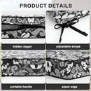 Favoyard Outdoor Chair Cushion 19 x 19 x 3 In Waterproof Pattern Fade Resistant Cushions for Patio Furniture with Removable Cover Attach Straps 28D Foam Insert Cushions Pads for Seat Sofa Couch 2 Pack by GreenHaven Gardens