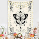 Lunerfex Boho Butterfly Tapestry Small Tapestry Tarot Tapestries Moon Phase Aesthetic Tapestries Wall Hanging for Bedroom and Living Room Decor Butterfly 36×48 Inches by CozyNest Decor