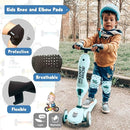 Soft-Style Kids Knee and Elbow Pads with Bike Gloves, Flexible Impact-Resistant Gear for Ages 2-11, Designed for Balance Bikes, Roller-Skating, and Skateboarding by TinyTreasures Baby Boutique