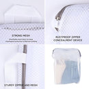 4 Pack Mesh Laundry Bag Mesh Laundry Bags Laundry with Handle for Washing Socks, Baby Items, Lingerie, Travel Garments (BEIGE, 4) by TinyTreasures Baby Boutique