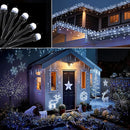 Toodour Solar Christmas Lights, 121ft 350 LED 8 Modes Solar String Lights, Waterproof Solar Outdoor Christmas Lights for Garden, Patio, Holiday, Party, Balcony, Christmas Decorations (White) by GreenHaven Gardens