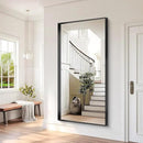 Black Bathroom Mirror, 72x36 Inch Rectangular Deep Frame Mirror, Large Wall Mounted Bathroom Vanity Mirror Over Sink for Bedroom,Restroom, Living Room, Hangs Vertically or Horizontally by CozyNest Decor
